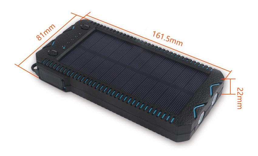 Chargeur Solaire Antichoc 15000mAh